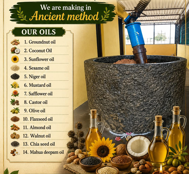 Traditional Oil Extraction